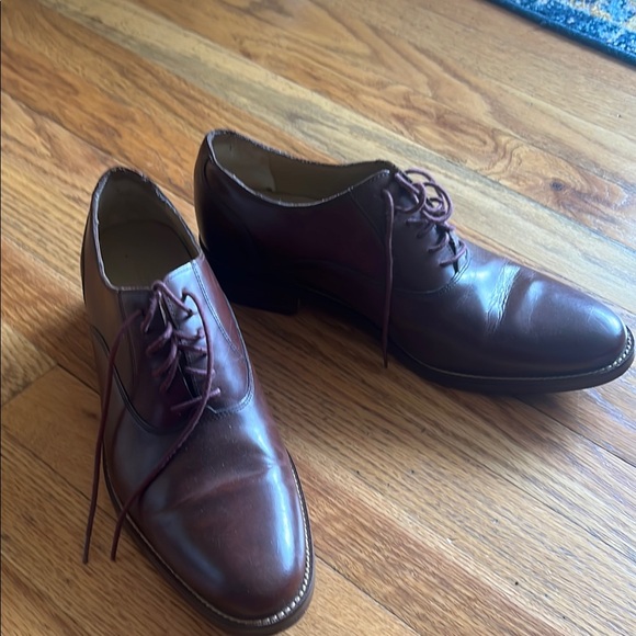 Cole Haan Brown Leather Oxford Shoes main image 4